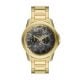Armani Exchange Moonphase Multifunction Gold-Tone Stainless Steel Watch - AX1737