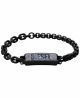 Diesel Black-Tone Labradorite And Stainless Steel Id Bracelet - Dx1326001