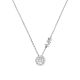 Michael Kors Wome's Sterling Silver CZ Pendant Necklace - MKC1208AN040