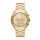 Michael Kors Men's Slim Runway Chronograph, Gold-Tone Stainless Steel Watch - MK8909