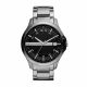 Armani Exchange Men's Hampton Gray Round Stainless Steel Watch