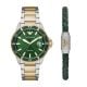 Emporio Armani Men's 3Hand Date, Least 50% Recycled Steel Watch and Bracelet Set - AR80063SET