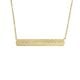 Fossil Women's Harlow Linear Texture Gold-Tone Stainless Steel Chain Necklace -  JF04533710