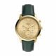 Fossil Men's Neutra Chronograph Dark Green Leather Watch - FS5580