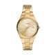 Fossil Women's Scarlette Three-Hand Date, Gold-Tone Stainless Steel Watch - ES5299