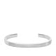 Fossil Men's All Stacked Up Stainless Steel Cuff Bracelet -  JF04558040