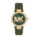 Michael Kors Women's Parker Three-Hand, Gold-Tone Stainless Steel Watch -  MK4724