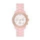 Michael Kors Women's Runway Chronograph, Blush Acetate Watch - MK7424