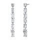 Michael Kors Women's Premium Brilliance Sterling Silver Mixed Stone Drop Earrings -  MKC1662CZ040