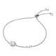 Michael Kors Women's Sterling Silver Halo Slider Bracelet