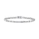 Michael Kors Women's Premium Brilliance Sterling Silver Mixed Stone Tennis Bracelet -  MKC1661CZ040