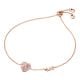 Michael Kors Women's Kors Brilliance Rose Gold-Tone Sterling Silver Chain Bracelet -  MKC1518A2791