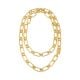 Michael Kors Women's Premium Statement Link 14K Gold-Plated Empire Layer Necklace -  MKJ827200710