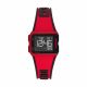 Diesel Unisex Chopped Red Rect/East-West Silicone Watch - DZ1923