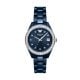 Emporio Armani Women's Three-Hand Date, Blue Ceramic Watch - AR70012