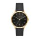 Michael Kors Men's Irving Three-Hand Date Black Leather Watch - MK8737