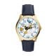 Fossil Unisex Disney x Fossil Special Edition Three-Hand, Gold-Tone Stainless Steel Watch - SE1115