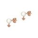 Emporio Armani Women's White Pearl Stud Earrings, EG3584221