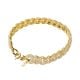 Michael Kors Women's Gold Sterling Silver Chain Bracelet -  MKC1427AN710