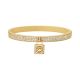Michael Kors Women's Premium Metallic Muse Gold-Tone Brass Bangle Bracelet -  MKJ8064710