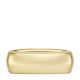 Fossil Women's Heritage D-Link Glitz Gold-Tone Stainless Steel Signet Ring -  JF04586710
