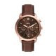 Fossil Men's Neutra Chronograph, Rose Gold-Tone Stainless Steel Watch - FS6026