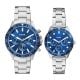 Fossil Men's His and Hers Multifunction, Stainless Steel Watch - BQ2828SET