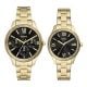 Fossil Men's His and Hers Multifunction, Gold-Tone Alloy Watch - BQ2829SET