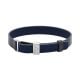 Emporio Armani Blue and Gray Leather Strap Bracelet - EGS2918040