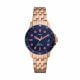 Fossil Women's Fb-01 Rose Gold Round Stainless Steel Watch - ES4767