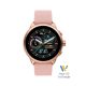 Fossil Unisex Smartwatch Gen 6, Wellness Edition Rose Gold Steel with Blush Silicone Band - FTW4071
