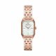 Emporio Armani Women's Gioia Rose Gold Rect/North-South Stainless Steel Watch - AR11147
