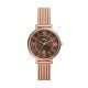 Fossil Women's Jacqueline Three-Hand Date, Rose Gold-Tone Stainless Steel Watch, ES5322