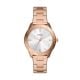 Fossil Women's Dayle Three-Hand, Rose Gold-Tone Stainless Steel Watch - BQ3886