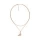 Emporio Armani Rose Gold-Tone Stainless Steel Pendant Necklace - EGS2953221