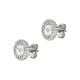 Emporio Armani Women's Stainless Steel Mother Of Pearl Stud Earrings, EGS3022040