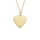 Fossil Women's Drew Gold-Tone Stainless Steel Pendant Necklace - JF04689710