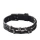 Fossil Men Leather Bracelet Black - JF85460040