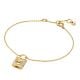 Michael Kors Women's Premium Kors MK Gold-Tone Sterling Silver Chain Bracelet -  MKC1631AN710