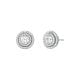 Michael Kors Women's Sterling Silver Pavé Halo Stud Earrings -  MKC1588AN040