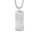 Dress Classics Stainless Steel Dog Tag Necklace - JF04211040