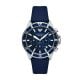 Emporio Armani Chronograph Blue Nylon and Leather Watch - AR11588