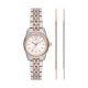Michael Kors Lexington Three-Hand Two-Tone Stainless Steel Watch and Bracelets Gift Set - MK4817SET