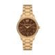 Michael Kors Women's Layton Three-Hand, Gold-Tone Stainless Steel Watch - MK7296
