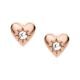Fossil Women's Rose Gold-Tone Brass Stud Earrings -  JOA00586791