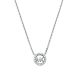 Michael Kors Women's Premium Kors MK Sterling Silver Logo Pendant Necklace -  MKC1726CZ040