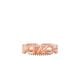 Michael Kors Women's Premium 14K Rose Gold-Plated Sterling Silver Pavé Link Ring -  MKC1658CZ7917
