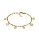 Emporio Armani Women's Gold-Tone Brass Station Bracelet -  EGS3104710
