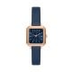 Armani Exchange Three-Hand Blue Leather Watch - AX5722