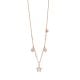 Emporio Armani Women's Rose Gold-Tone Brass Station Necklace -  EGS3106221
